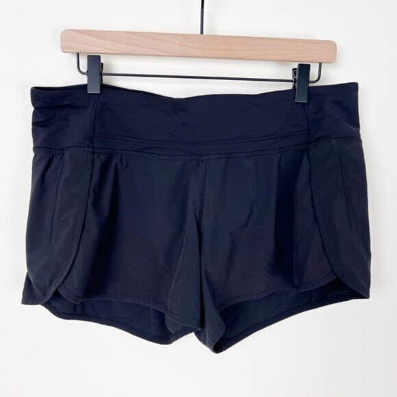 Lululemon Speed Short Athletic Running Sporty Mid Rise Basic Shorts Athleisure - Picture 2 of 8